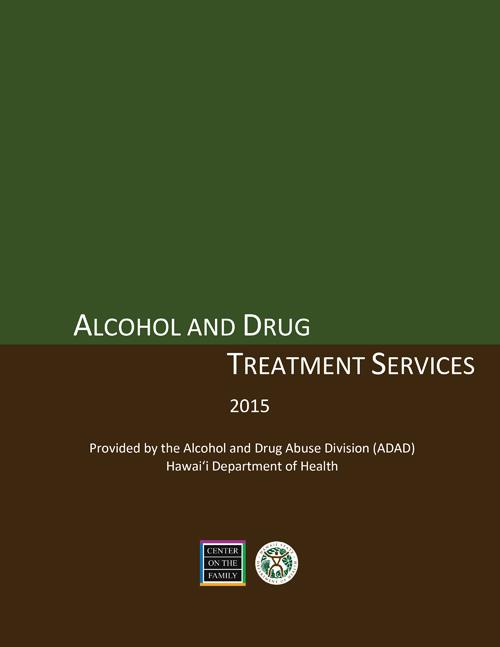 Alcohol and Drug Treatment Services Report (2017)