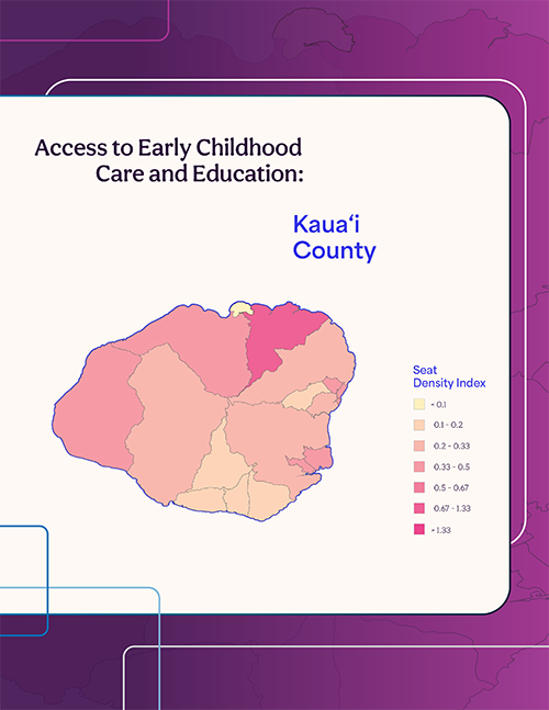 Access to Early Childhood Care and Education: Kaua‘i County (2024)